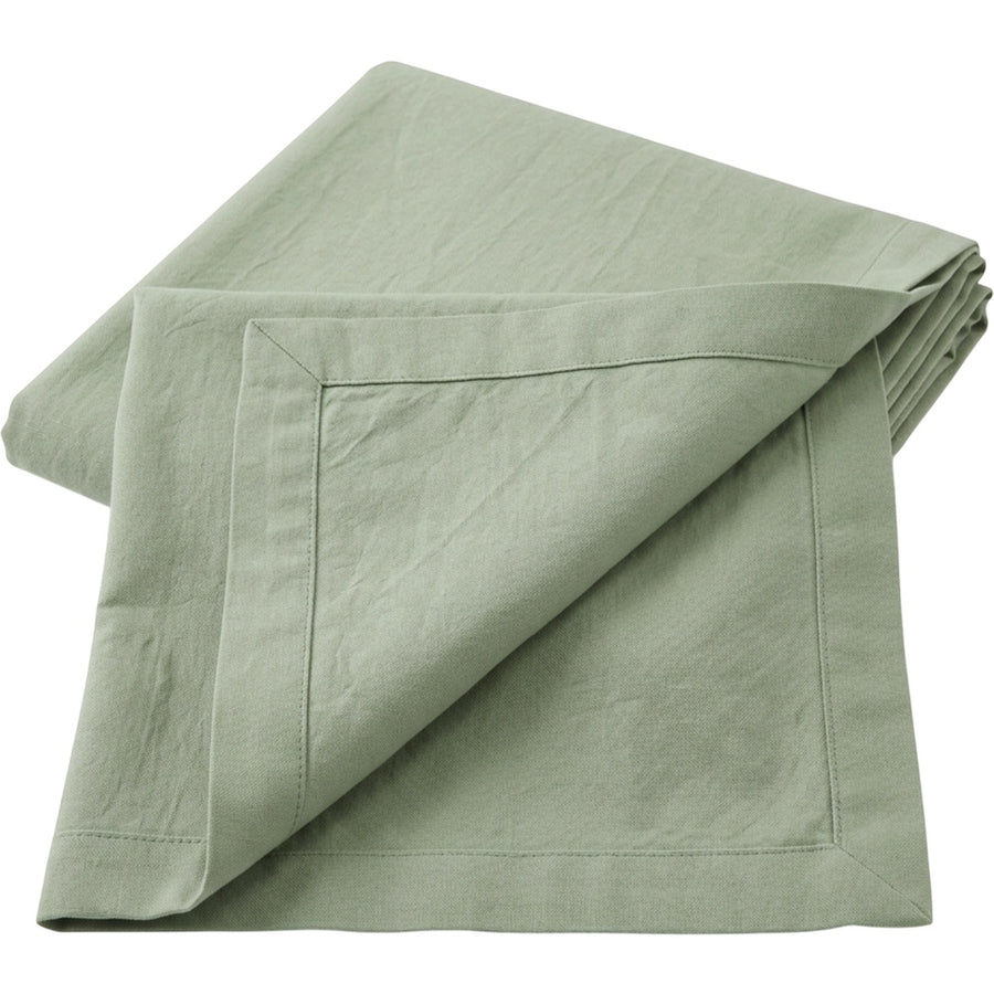 Motovexa Washed Cotton Rectangular Tablecloth 140 x 220 cm Sage